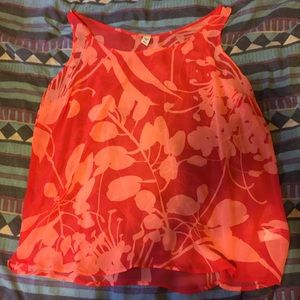 Plus size cute lite sheer top